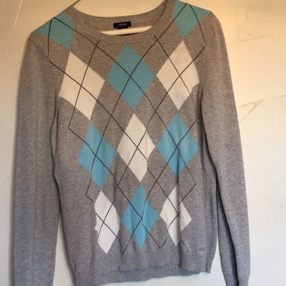 Blue and White Plaid shirt